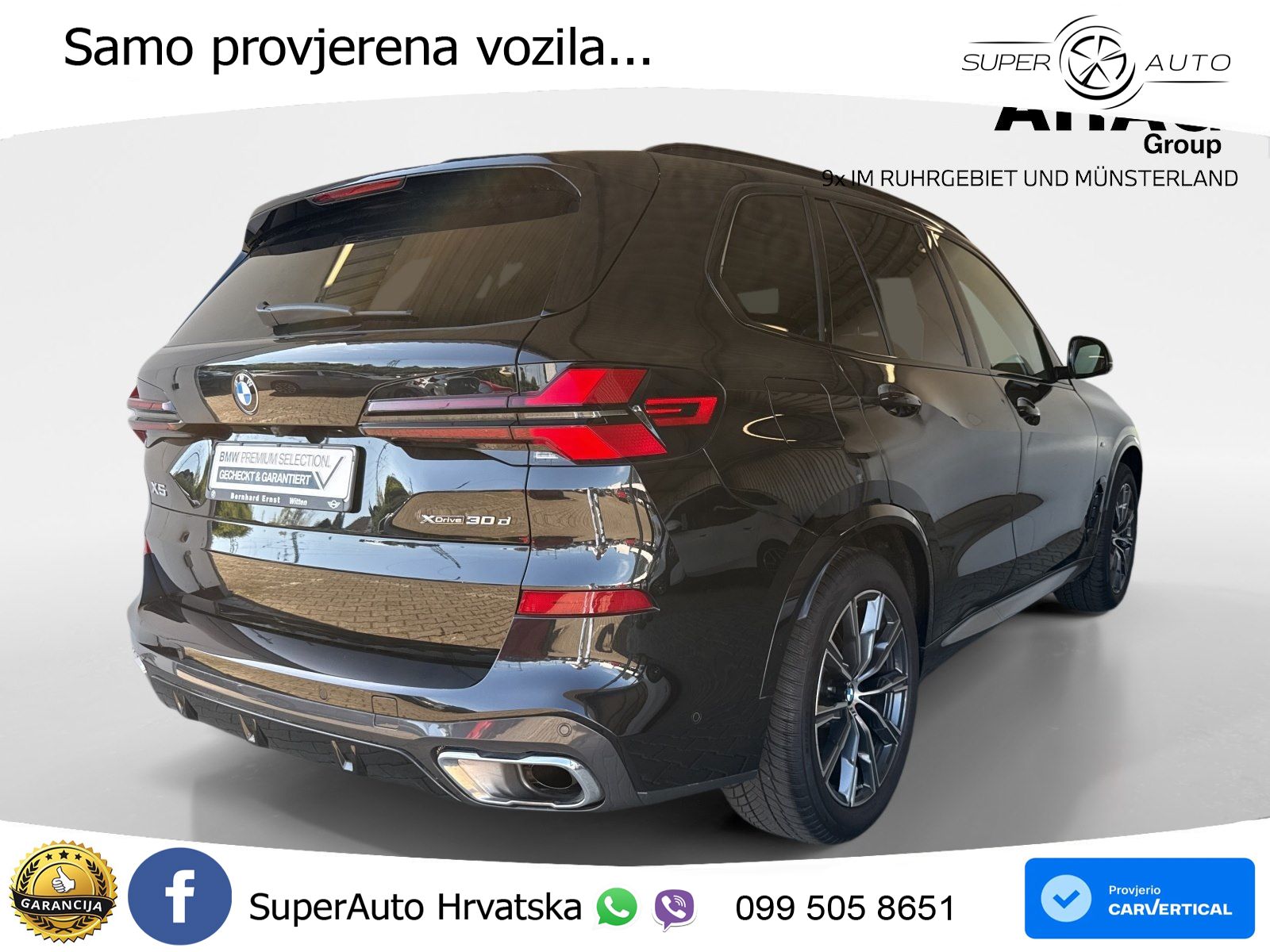 BMW X5 30d (298 KS) xDrive Steptronic M Sport ZRAČNI+ACC+GR SJED+KAM+PANO