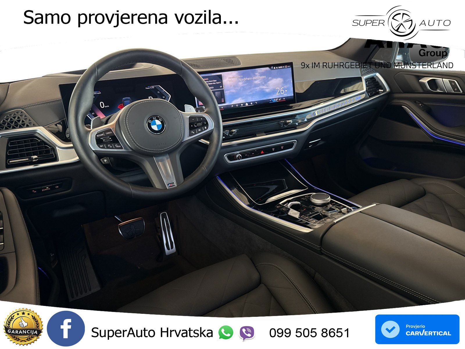 BMW X5 30d (298 KS) xDrive Steptronic M Sport ZRAČNI+ACC+GR SJED+KAM+PANO