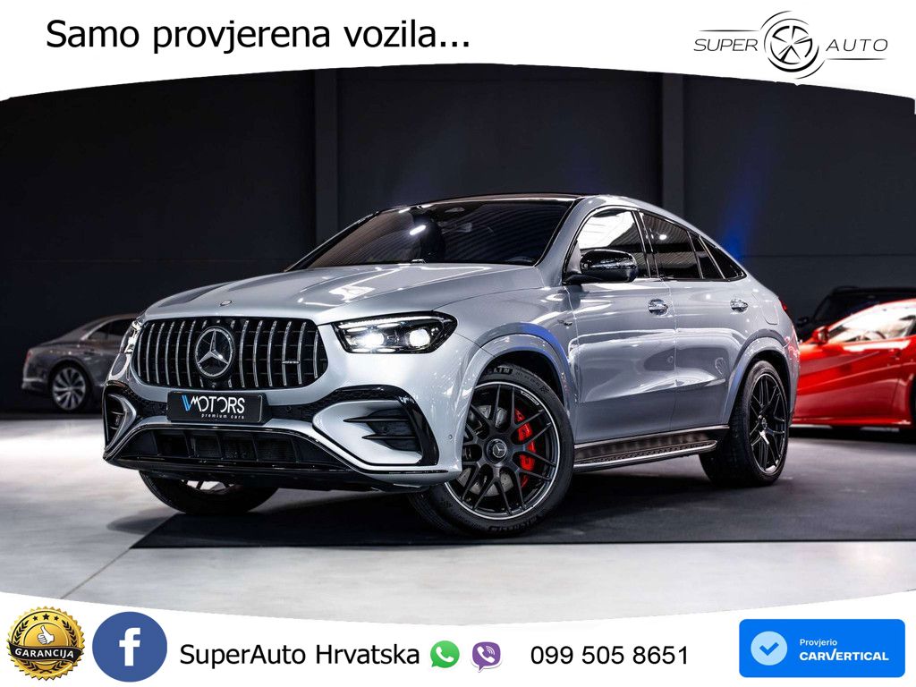 Mercedes AMG GLE Coupe 53 (544 Hp) 4MATIC+ AMG SPEEDSHIFT TCT 9G LED+GR SJED+ACC