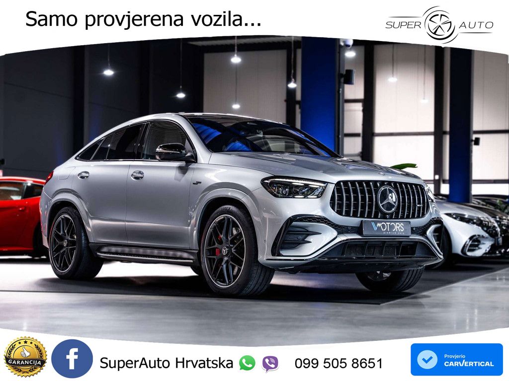 Mercedes AMG GLE Coupe 53 (544 Hp) 4MATIC+ AMG SPEEDSHIFT TCT 9G LED+GR SJED+ACC