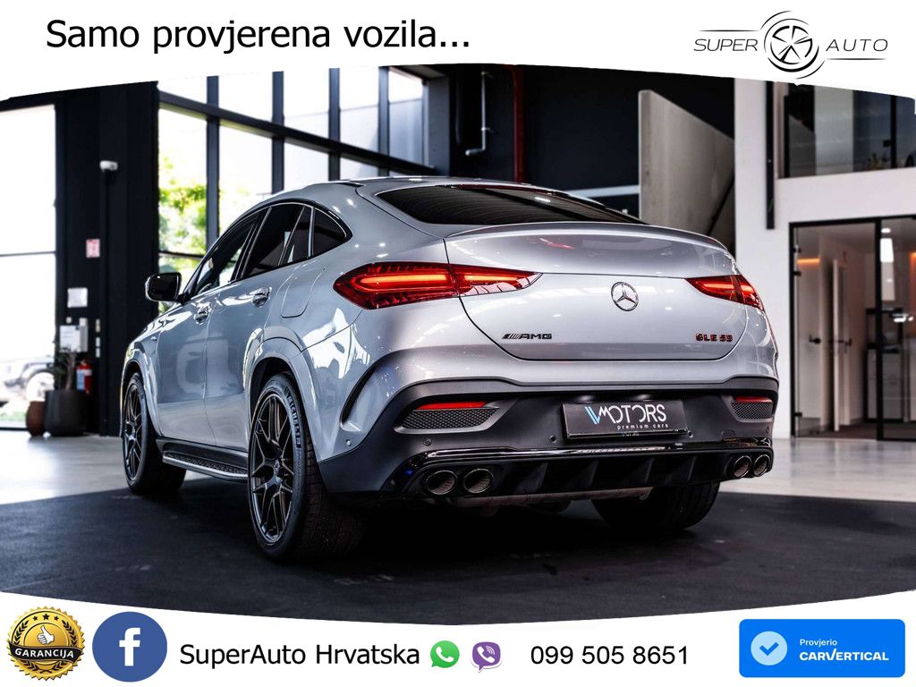 Mercedes AMG GLE Coupe 53 (544 Hp) 4MATIC+ AMG SPEEDSHIFT TCT 9G LED+GR SJED+ACC