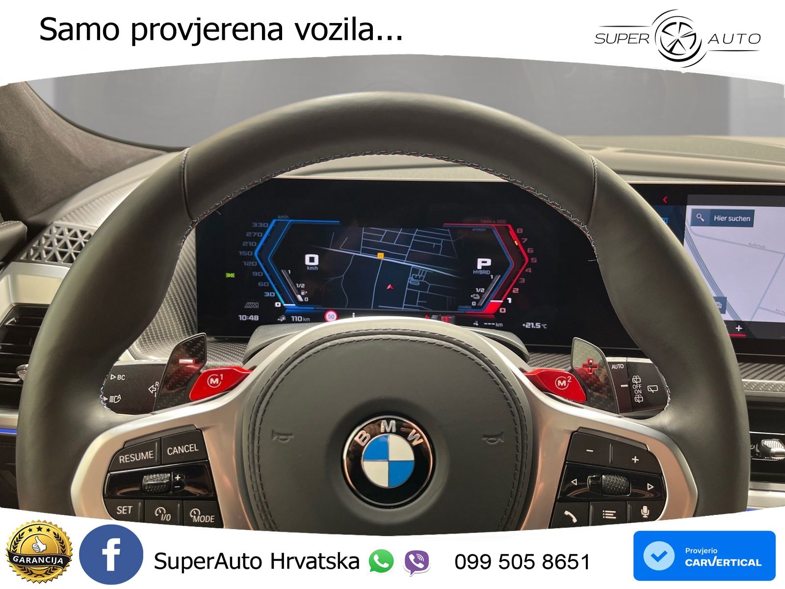 BMW XM 50e (476 KS) M xDrive M Steptronic LED+GR SJED+ACC