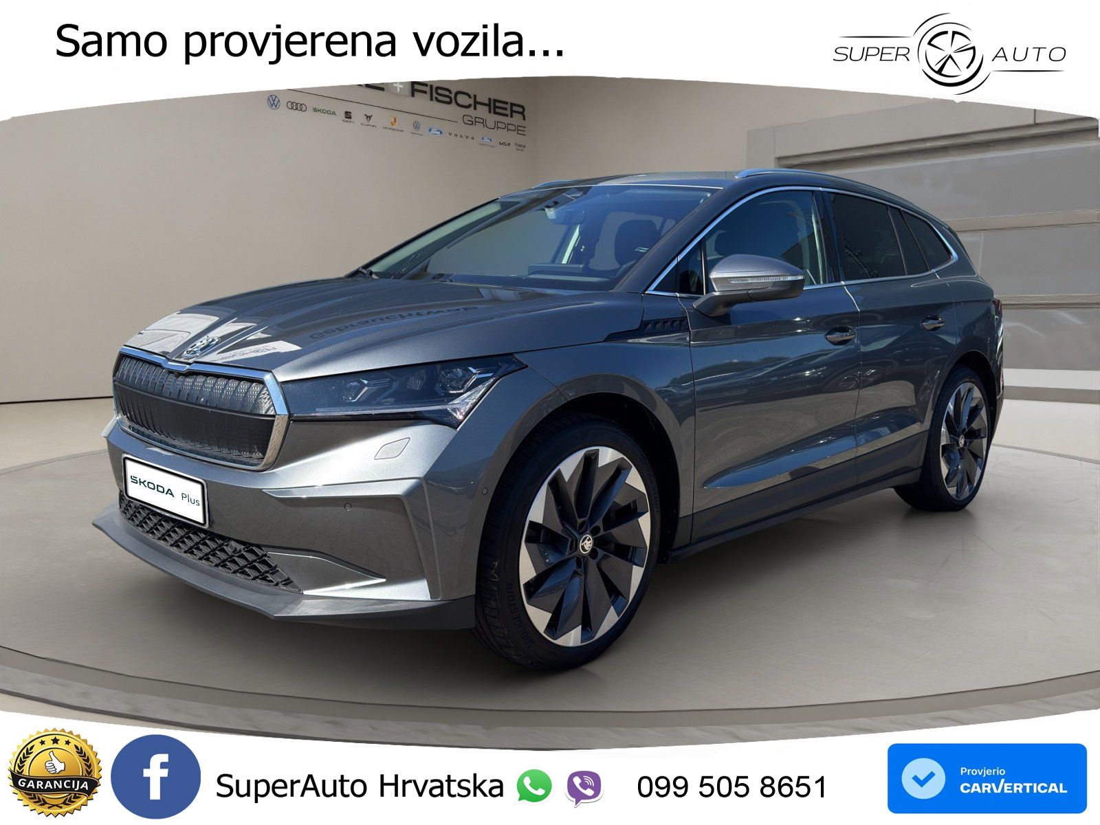 Škoda Enyaq iV 80 82 kWh (204 KS) LED+GR SJED+ACC