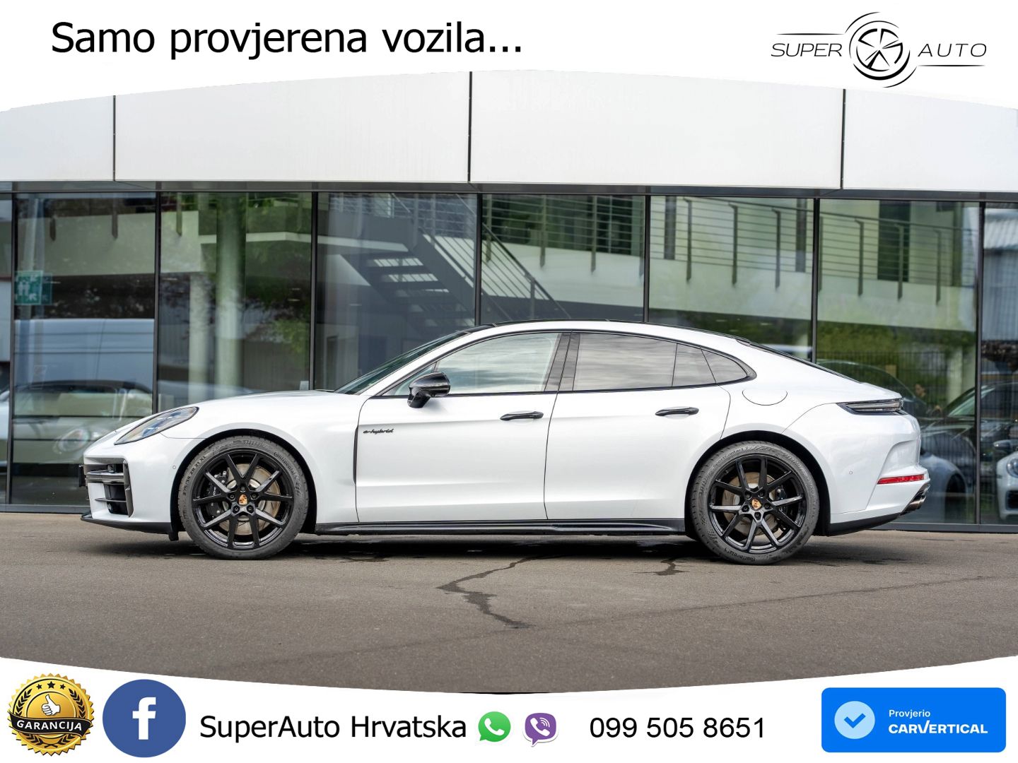 Porsche Panamera 4S 2.9 V6 (544 KS) E-Hybrid PDK ZRAČNI+ACC+GR SJED+KAM+PANO