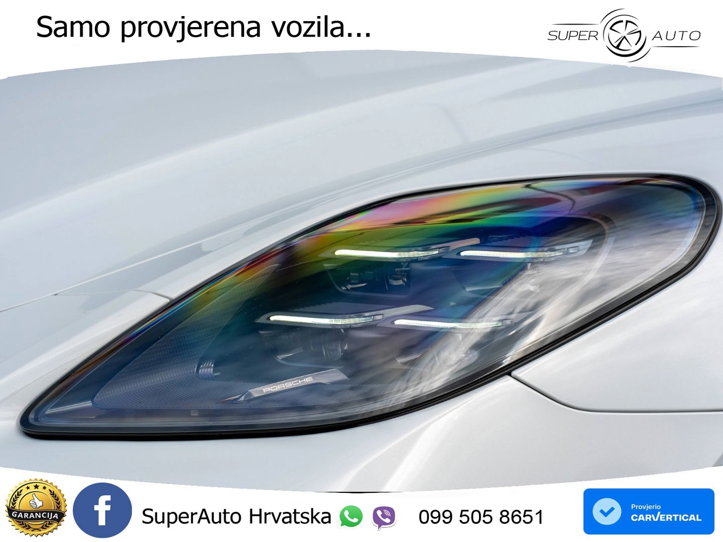 Porsche Panamera 4S 2.9 V6 (544 KS) E-Hybrid PDK ZRAČNI+ACC+GR SJED+KAM+PANO
