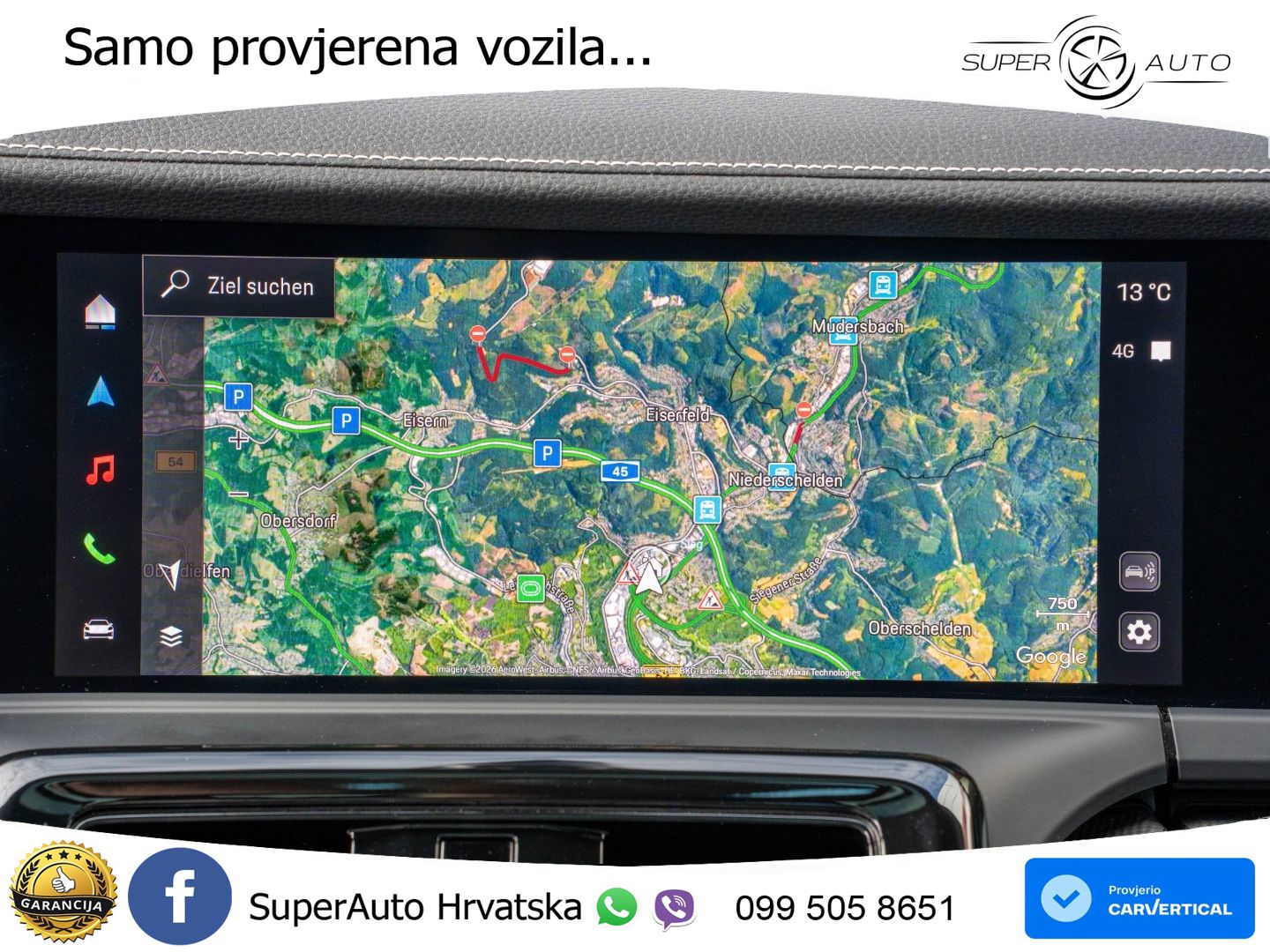 Porsche Panamera 4S 2.9 V6 (544 KS) E-Hybrid PDK ZRAČNI+ACC+GR SJED+KAM+PANO