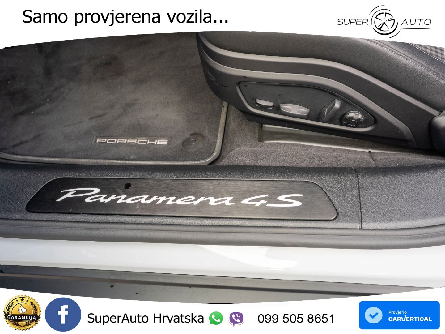 Porsche Panamera 4S 2.9 V6 (544 KS) E-Hybrid PDK ZRAČNI+ACC+GR SJED+KAM+PANO