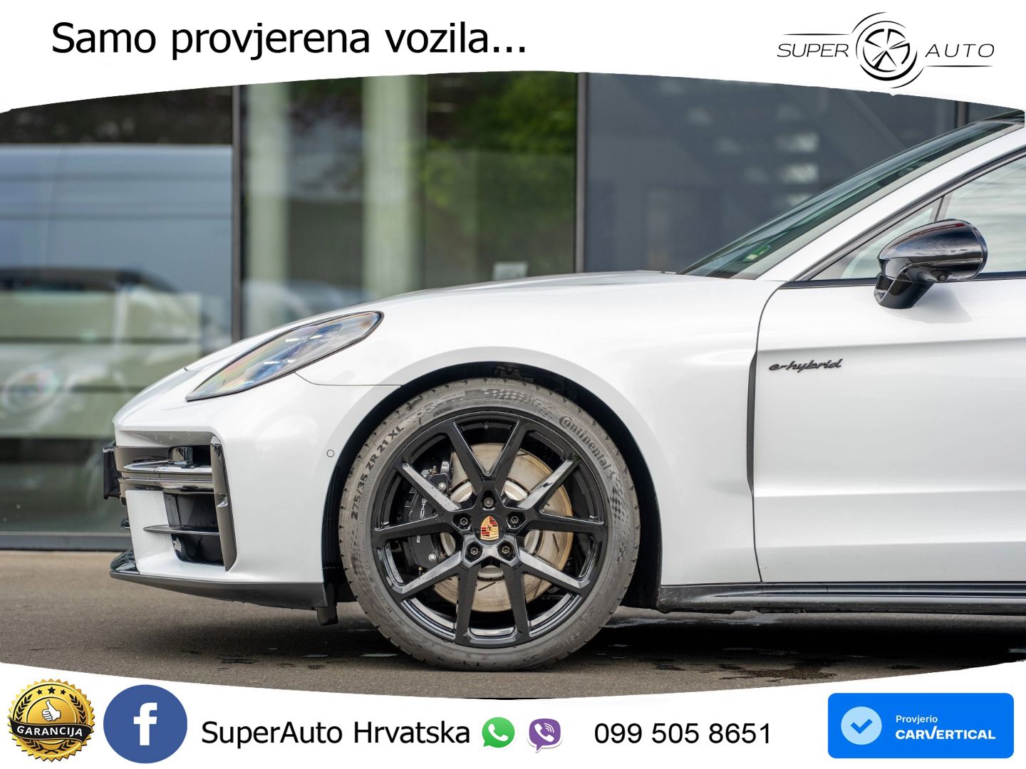 Porsche Panamera 4S 2.9 V6 (544 KS) E-Hybrid PDK ZRAČNI+ACC+GR SJED+KAM+PANO