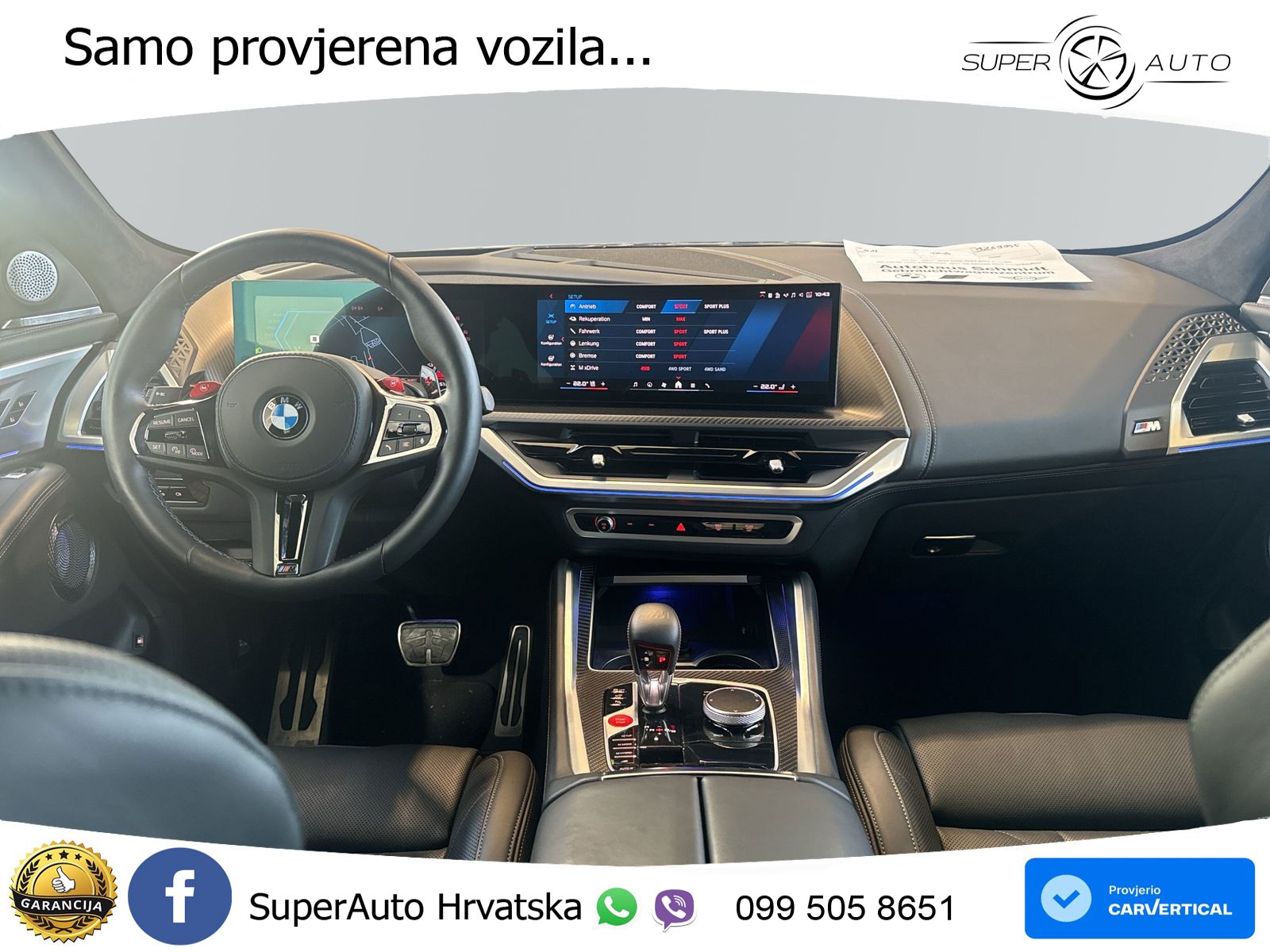 BMW XM 4.4 V8 (653 KS) xDrive Steptronic LED+GR SJED+ACC