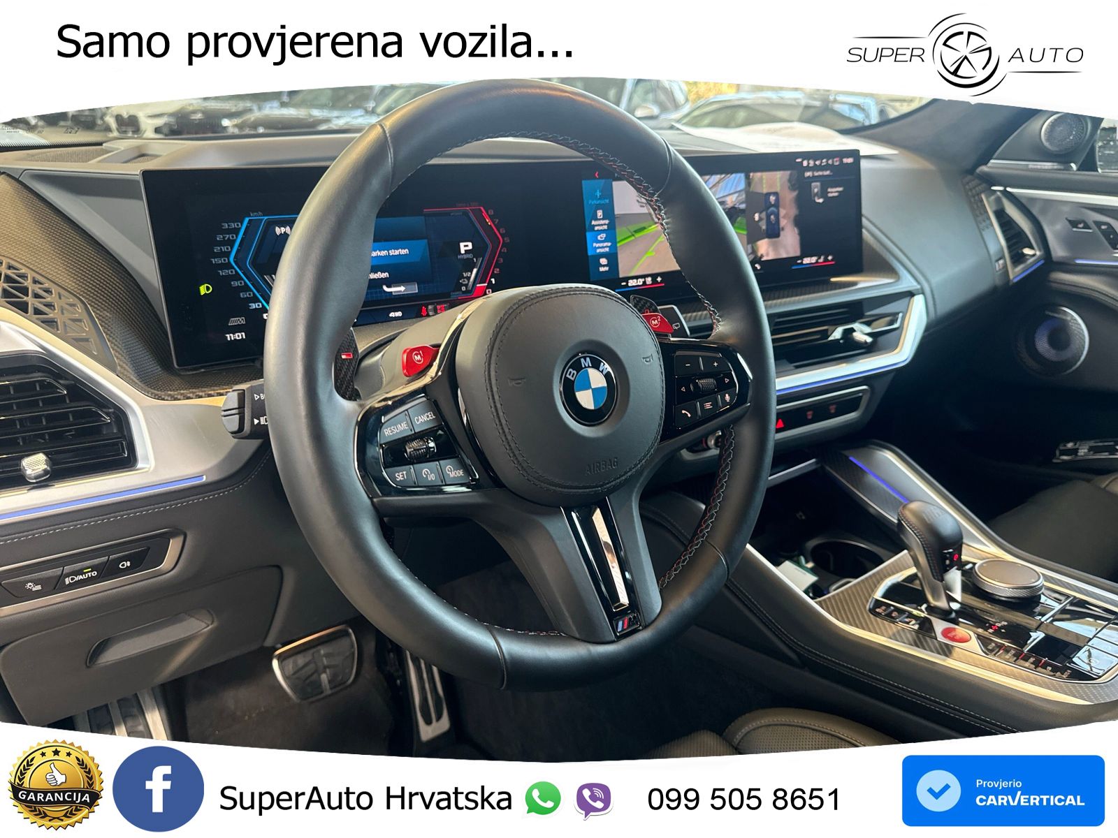 BMW XM 4.4 V8 (653 KS) xDrive Steptronic LED+GR SJED+ACC