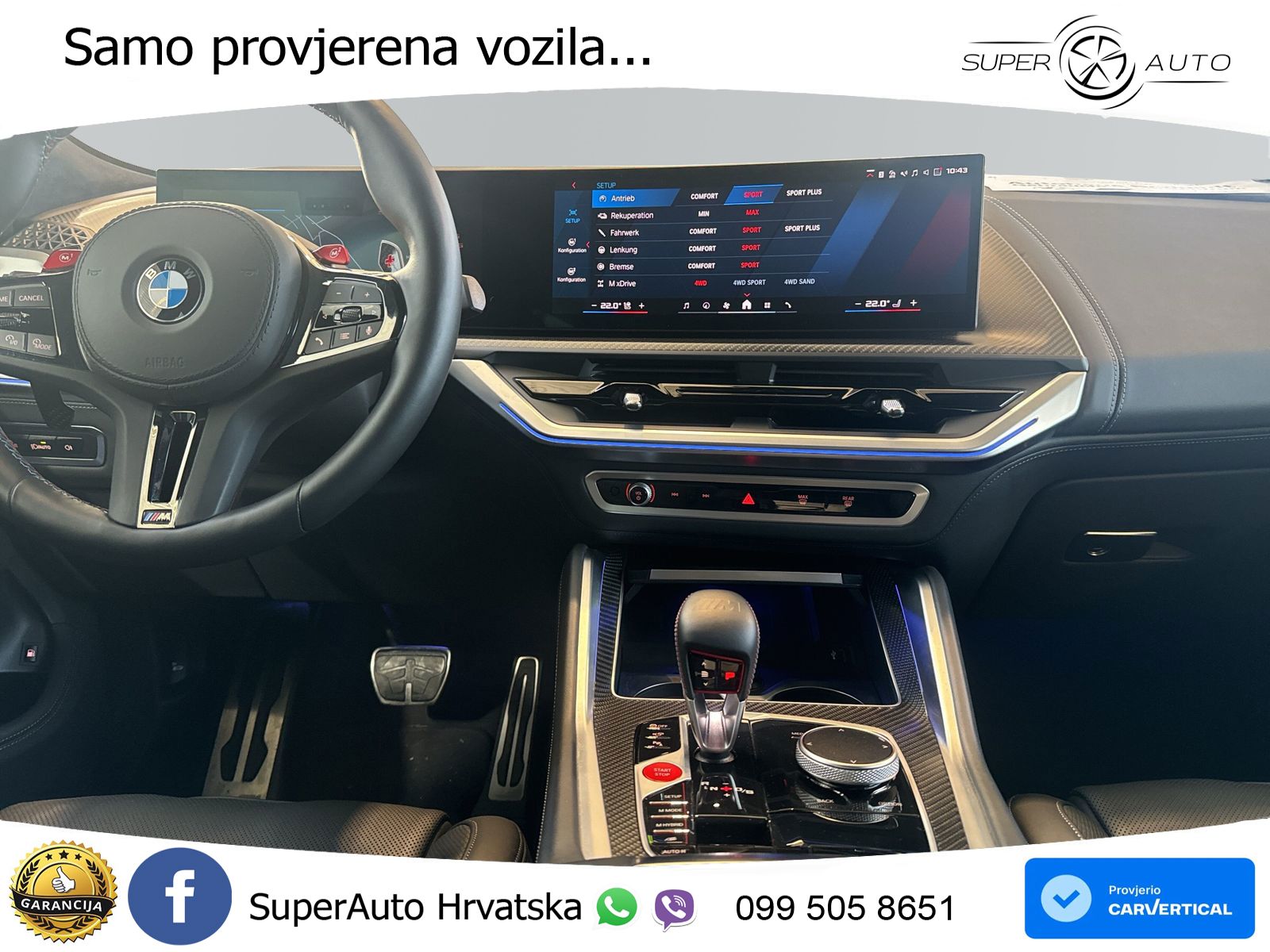 BMW XM 4.4 V8 (653 KS) xDrive Steptronic LED+GR SJED+ACC