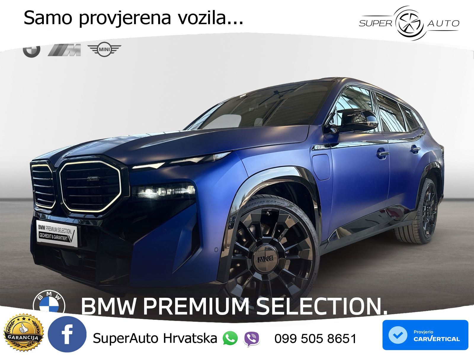 BMW XM 4.4 V8 (653 KS) xDrive Steptronic LED+GR SJED+ACC