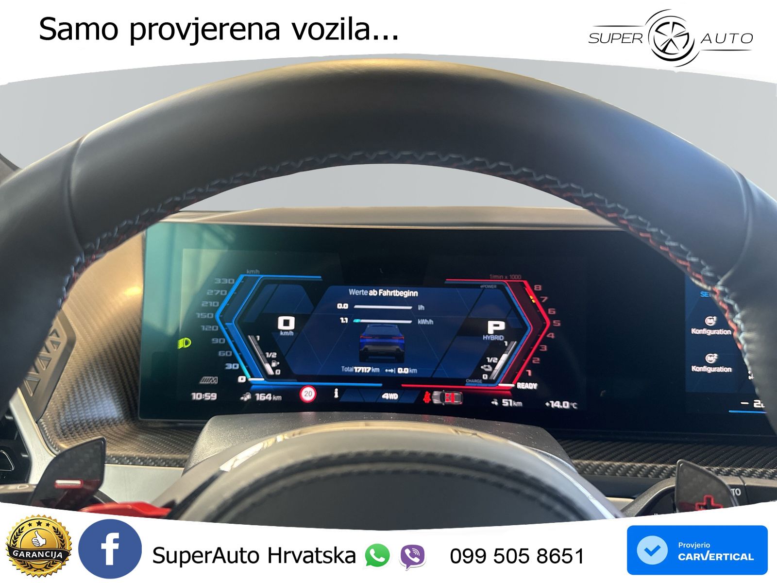 BMW XM 4.4 V8 (653 KS) xDrive Steptronic LED+GR SJED+ACC