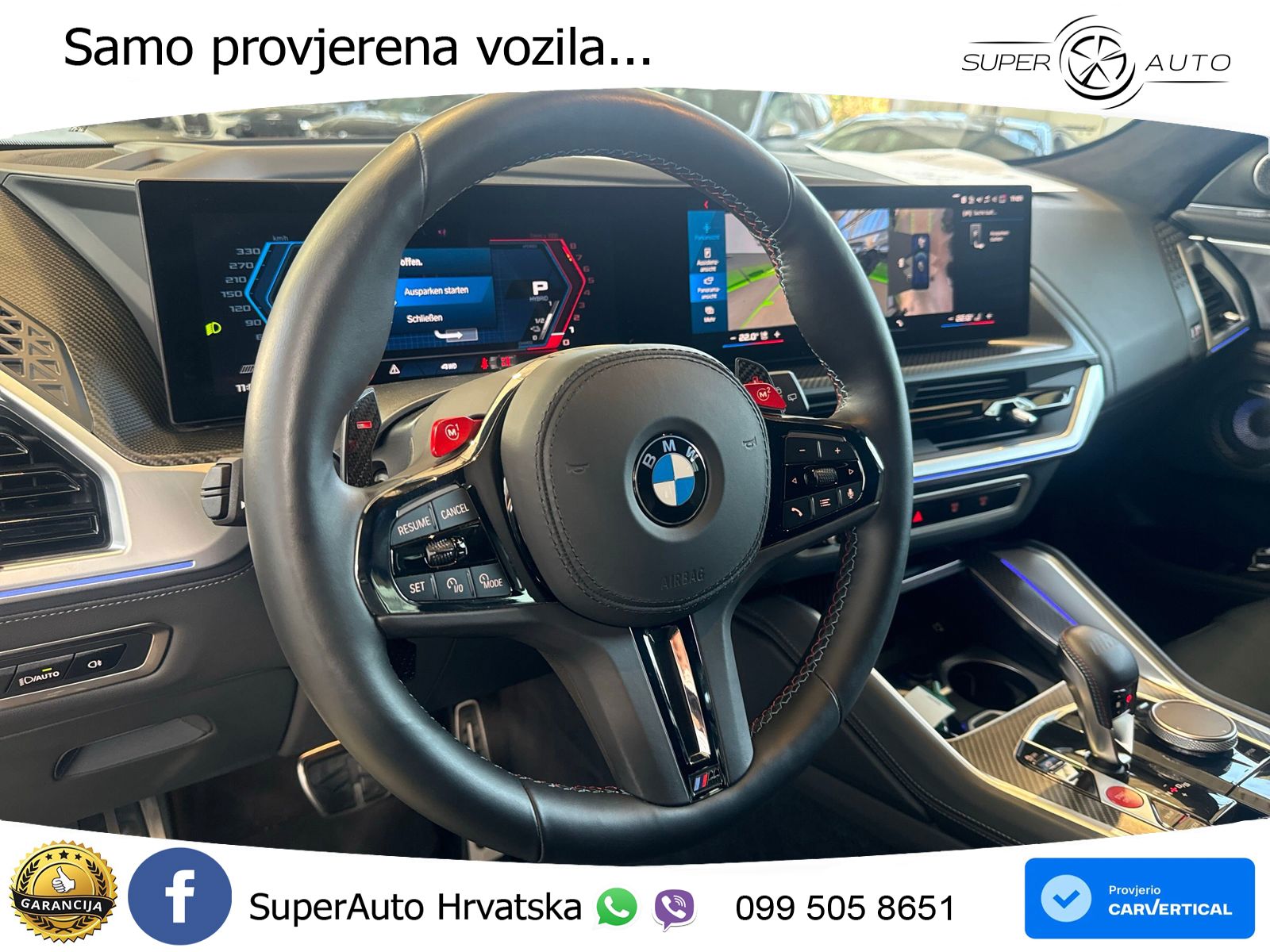BMW XM 4.4 V8 (653 KS) xDrive Steptronic LED+GR SJED+ACC