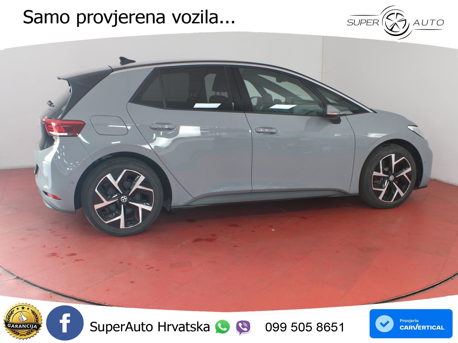 Volkswagen ID.3 Pro 62 kWh (204 KS) LED+GR SJED+ACC