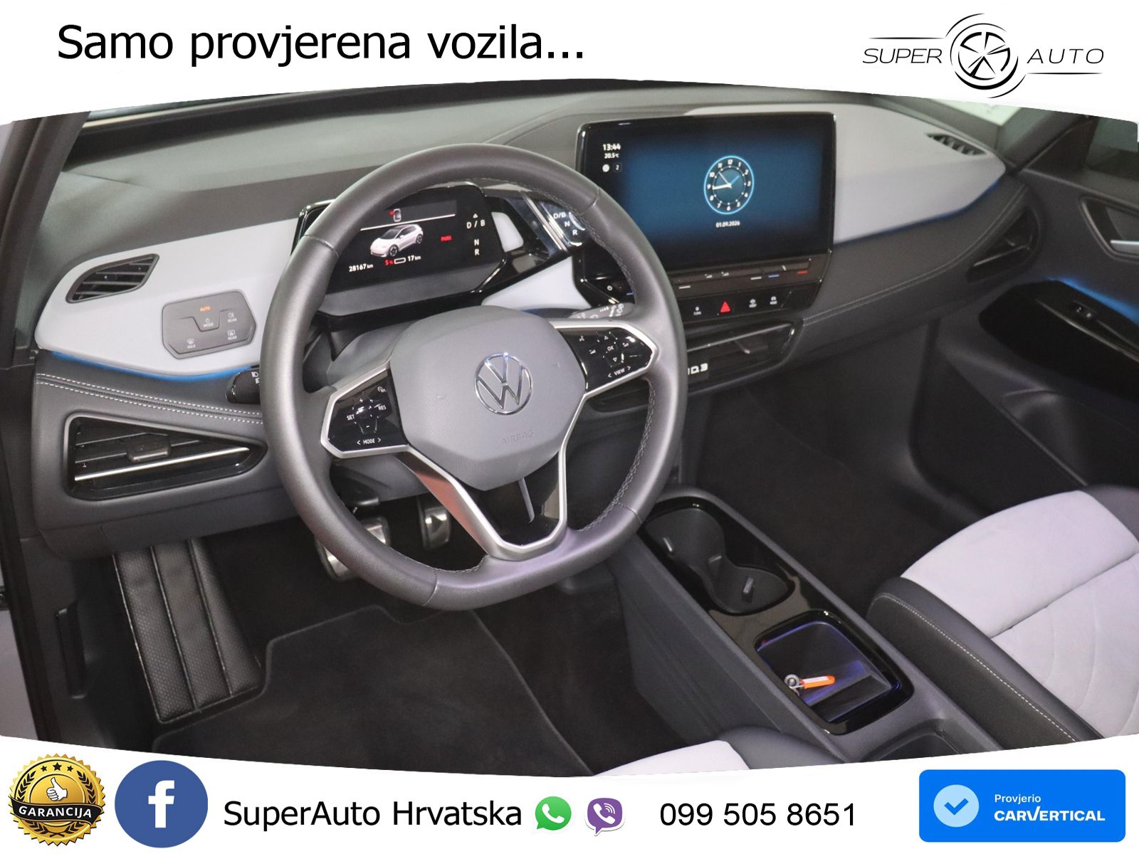 Volkswagen ID.3 Pro 62 kWh (204 KS) LED+GR SJED+ACC