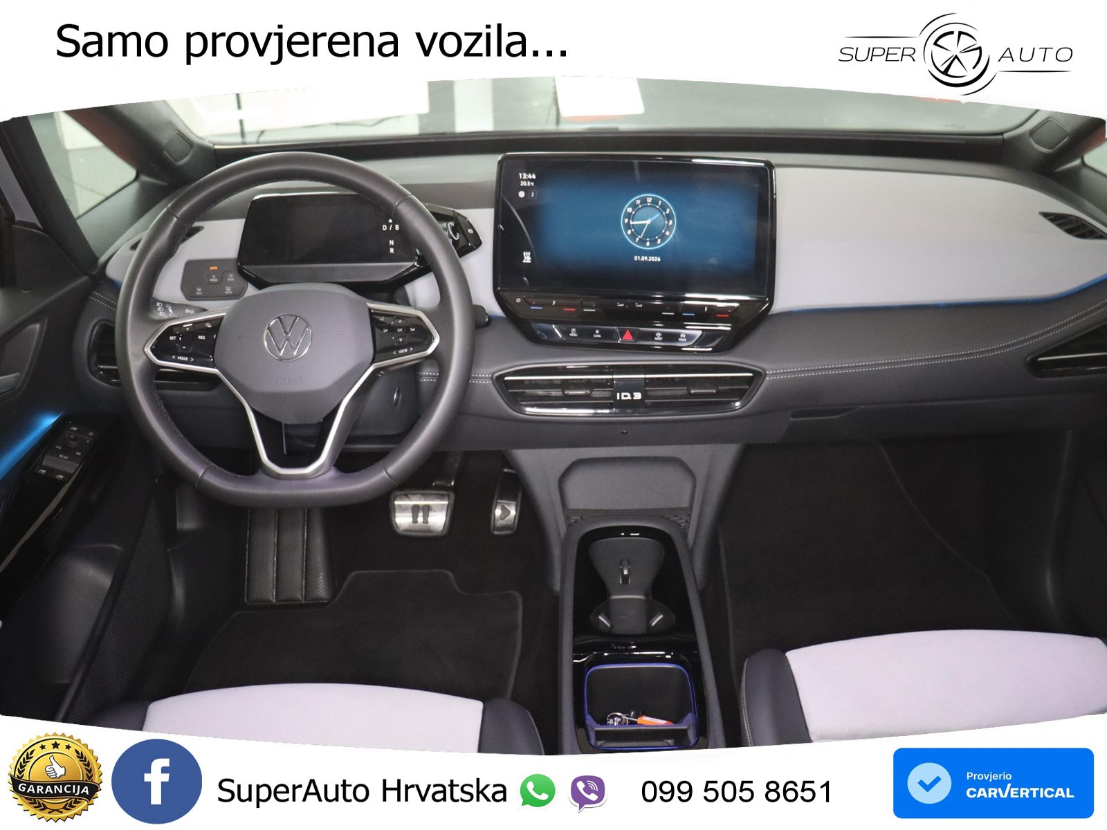 Volkswagen ID.3 Pro 62 kWh (204 KS) LED+GR SJED+ACC
