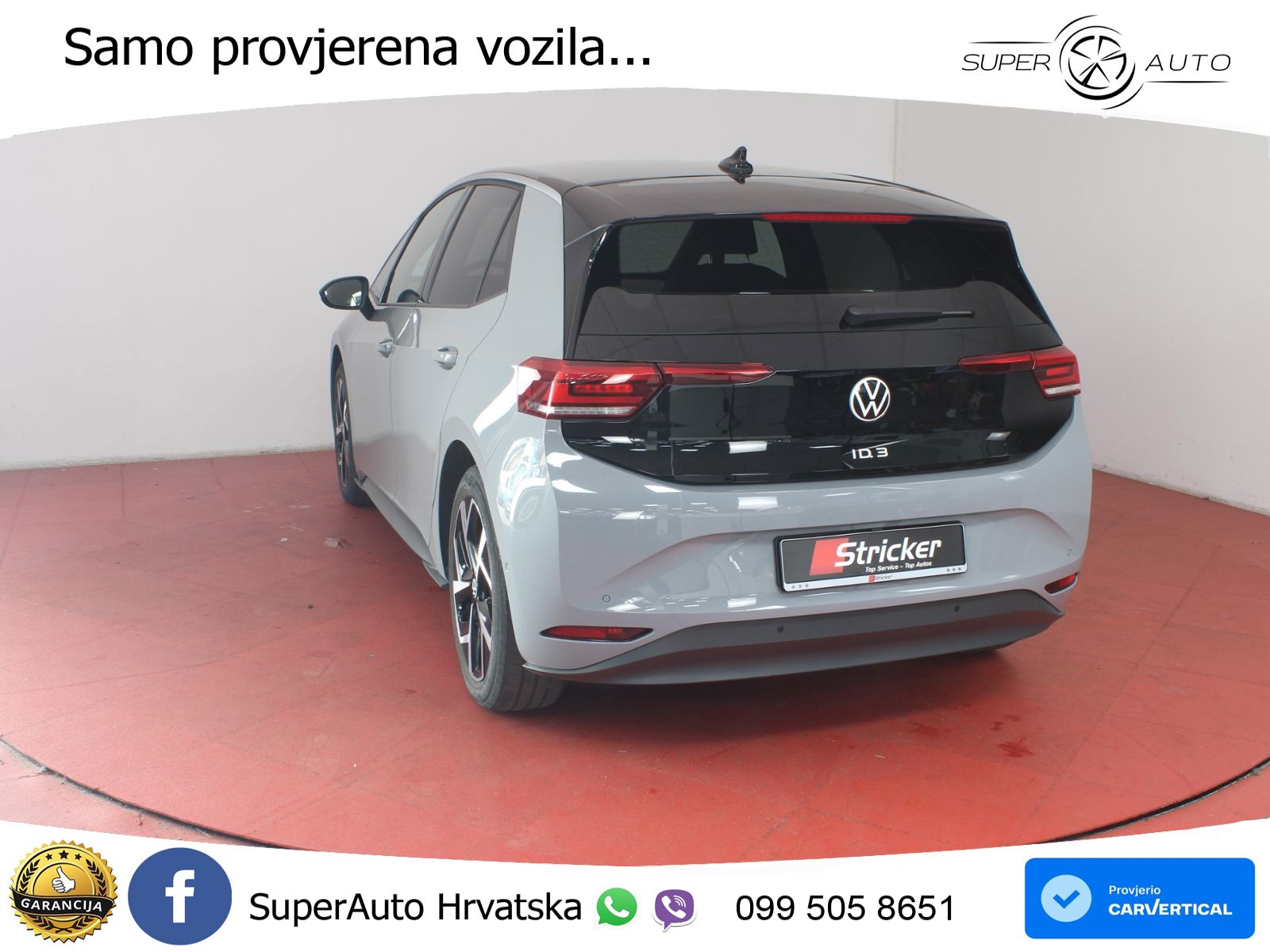 Volkswagen ID.3 Pro 62 kWh (204 KS) LED+GR SJED+ACC