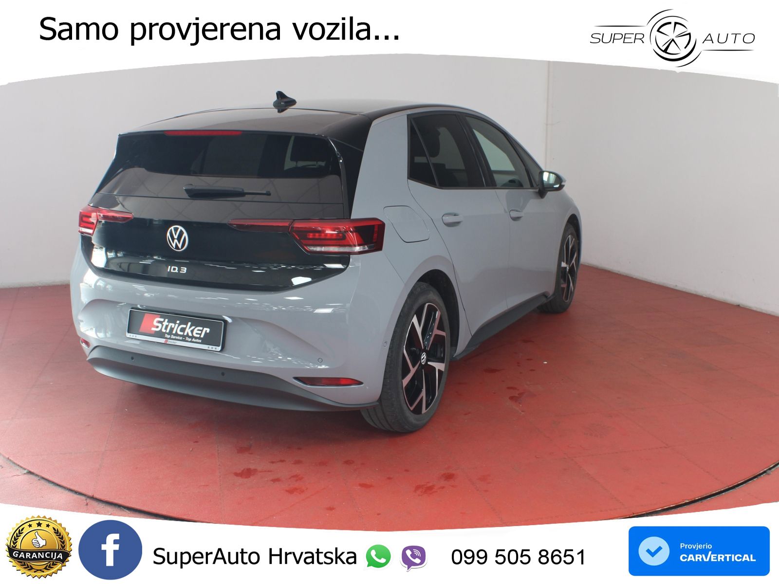 Volkswagen ID.3 Pro 62 kWh (204 KS) LED+GR SJED+ACC