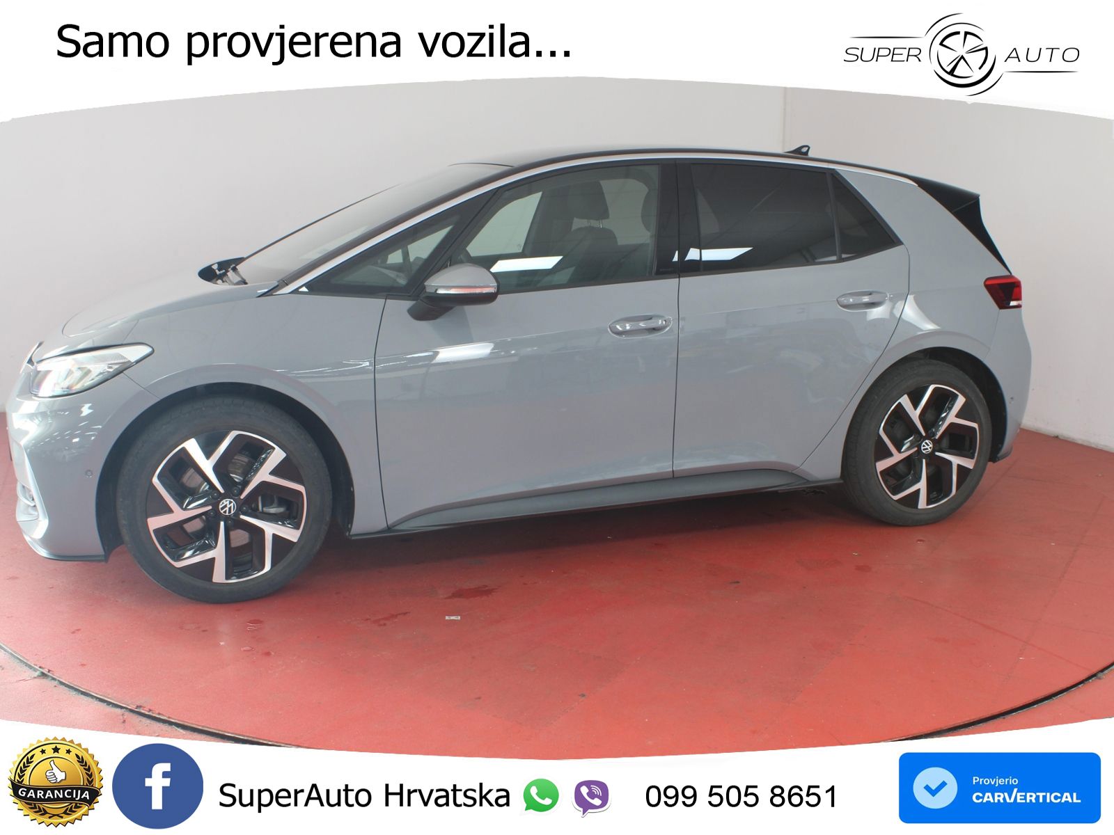 Volkswagen ID.3 Pro 62 kWh (204 KS) LED+GR SJED+ACC