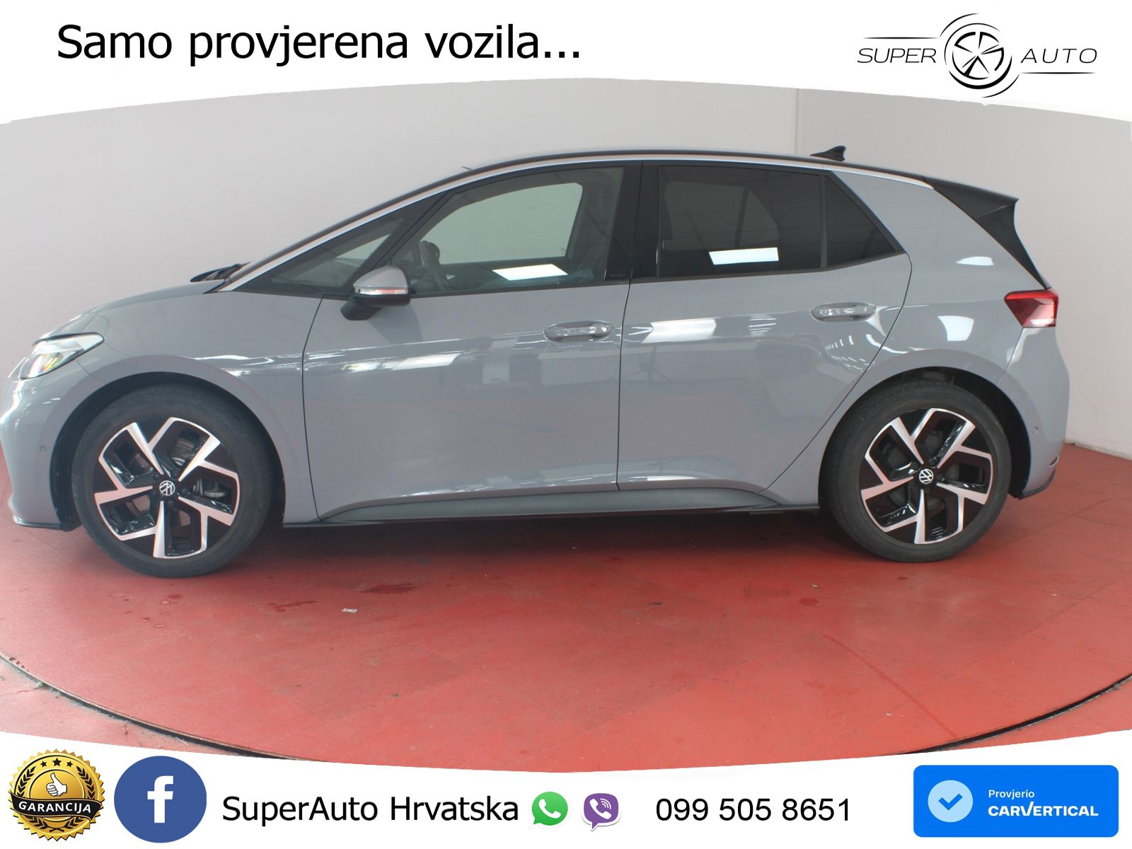 Volkswagen ID.3 Pro 62 kWh (204 KS) LED+GR SJED+ACC