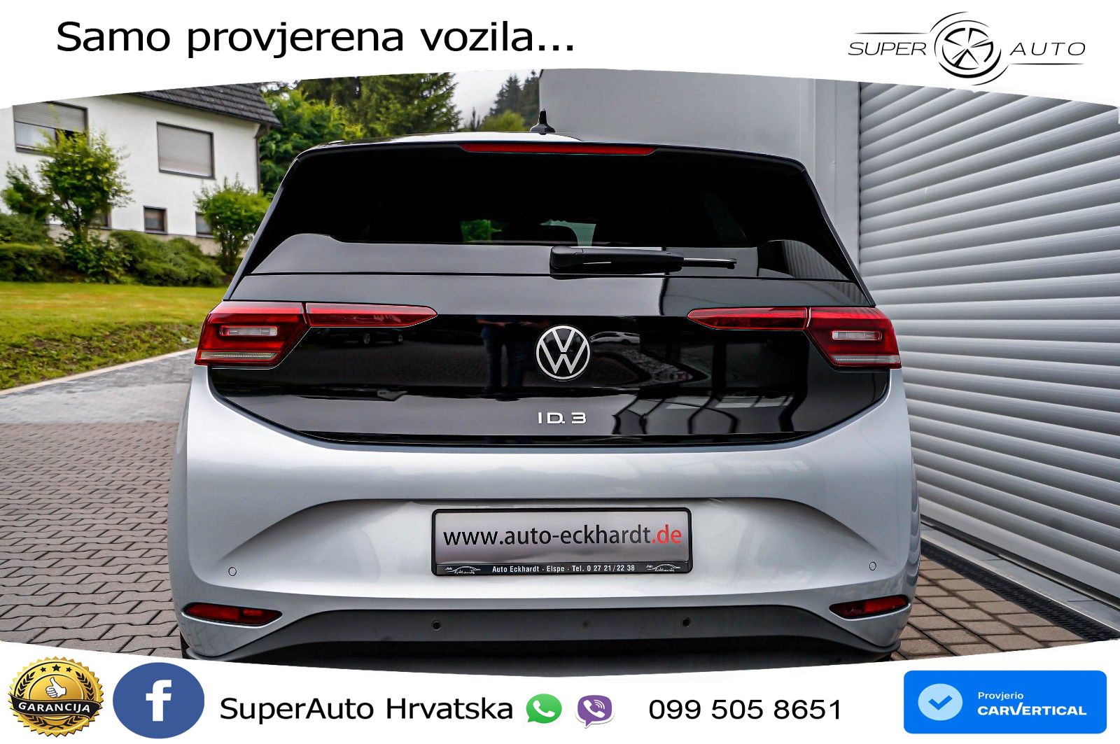 Volkswagen ID.3 Pro Performance 62 kWh (204 KS) LED+GR SJED+ACC
