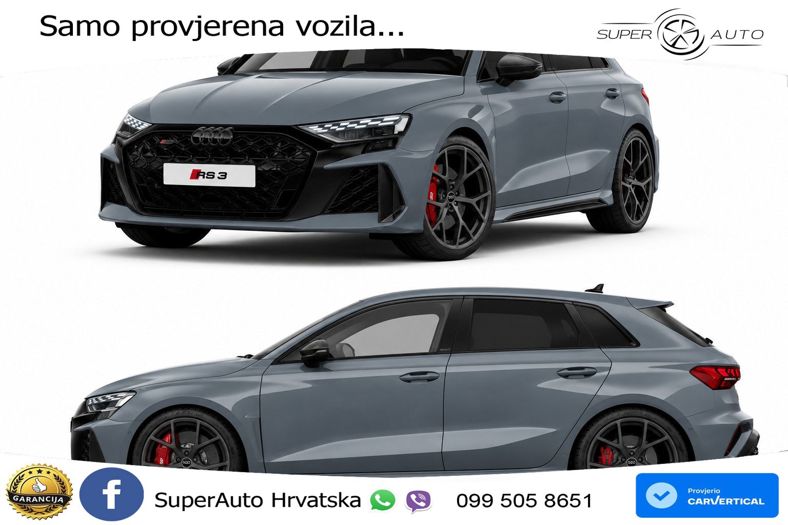 Audi RS3 Sedan 2.5 TFSI (400 KS) quattro S tronic LED+GR SJED+ACC