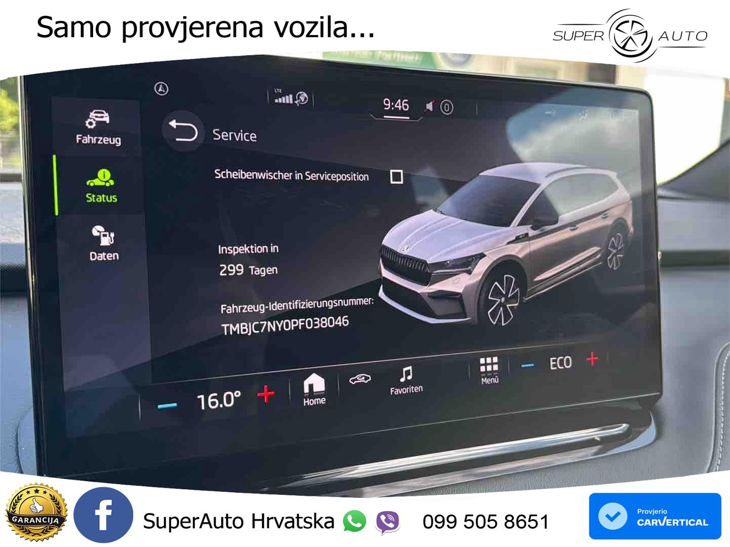 Škoda Enyaq iV 80 82 kWh (204 KS) SportLine