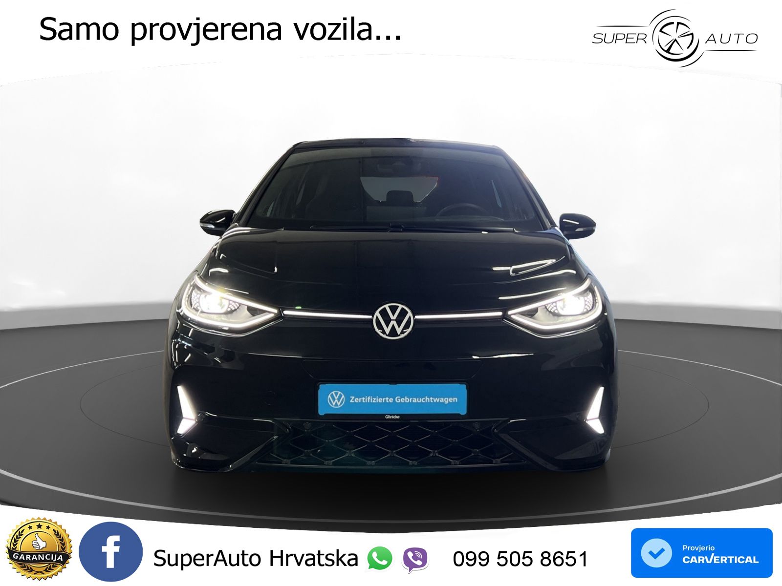 Volkswagen ID.3 GTX 84 kWh (286 KS) LED+GR SJED+ACC