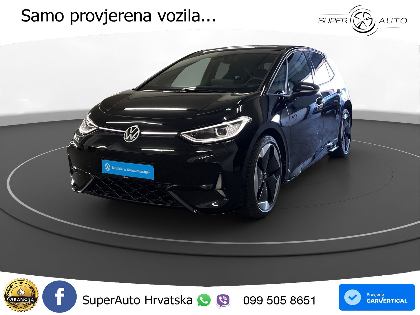 Volkswagen ID.3 GTX 84 kWh (286 KS) LED+GR SJED+ACC