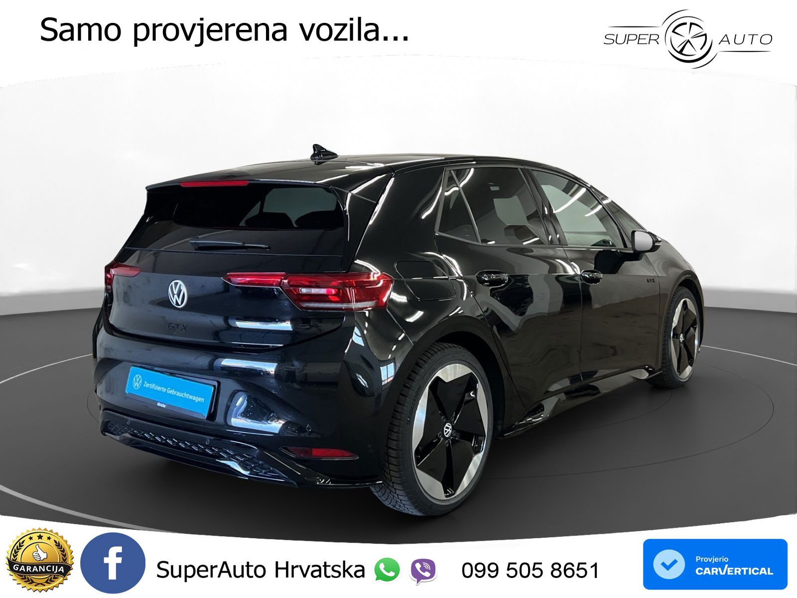 Volkswagen ID.3 GTX 84 kWh (286 KS) LED+GR SJED+ACC