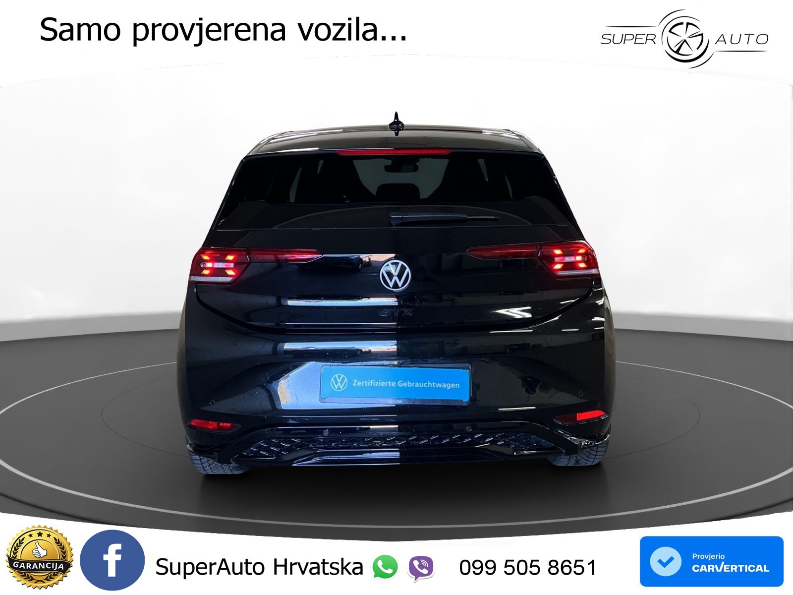 Volkswagen ID.3 GTX 84 kWh (286 KS) LED+GR SJED+ACC
