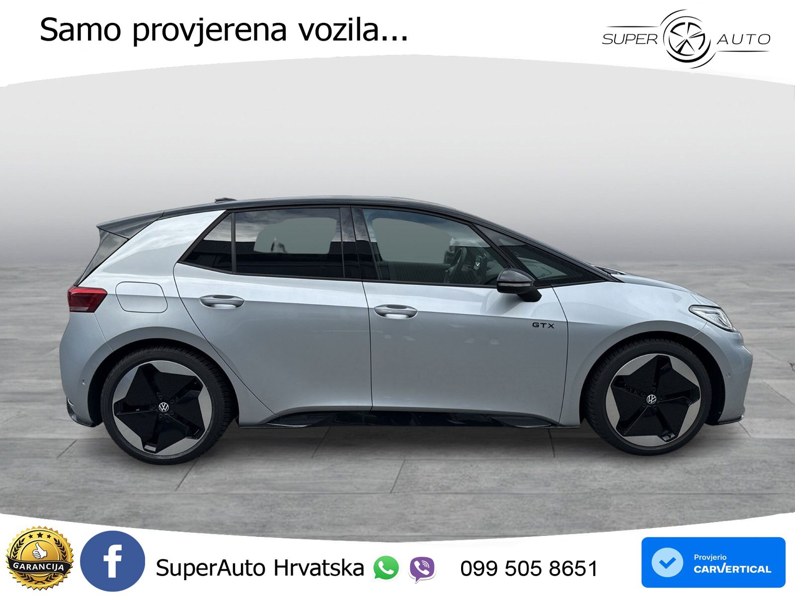 Volkswagen ID.3 GTX 84 kWh (286 KS) LED+GR SJED+ACC