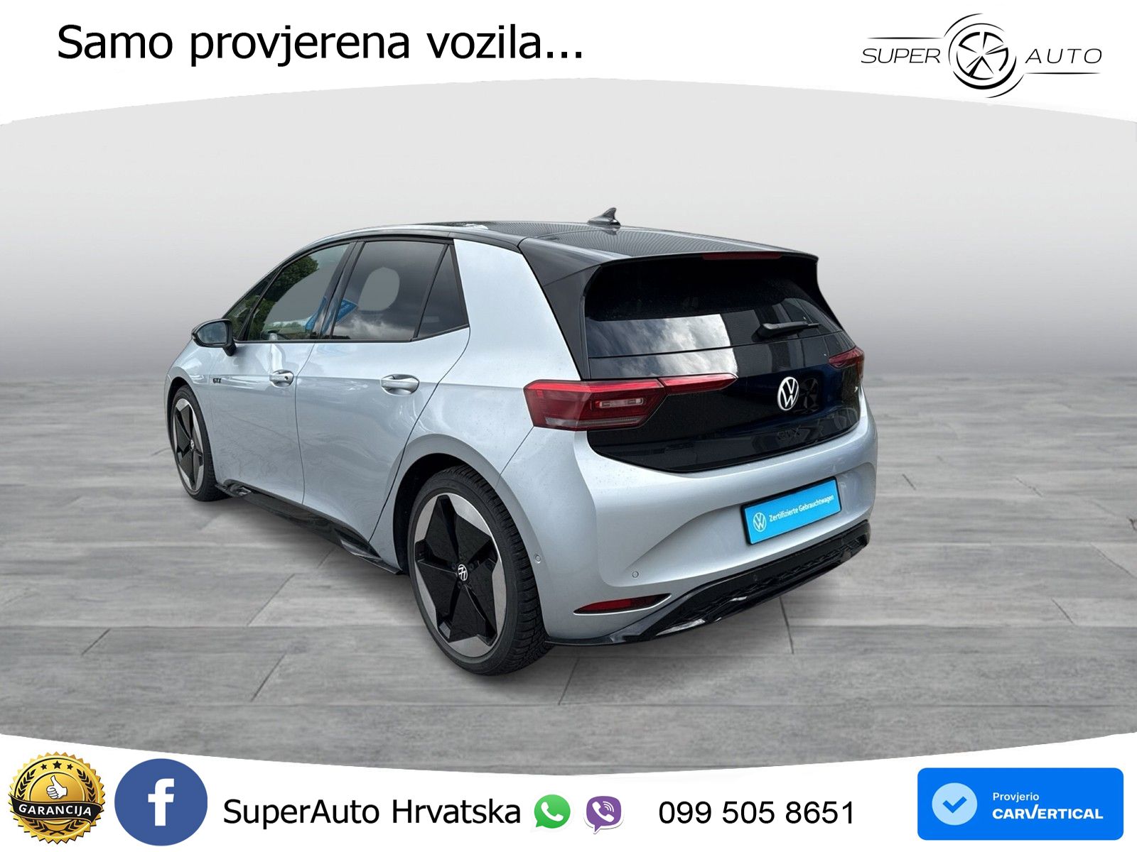Volkswagen ID.3 GTX 84 kWh (286 KS) LED+GR SJED+ACC