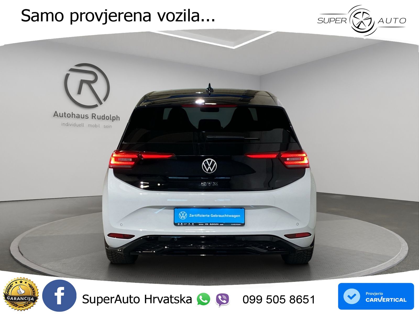 Volkswagen ID.3 GTX Performance 84 kWh (326 KS) LED+GR SJED+ACC