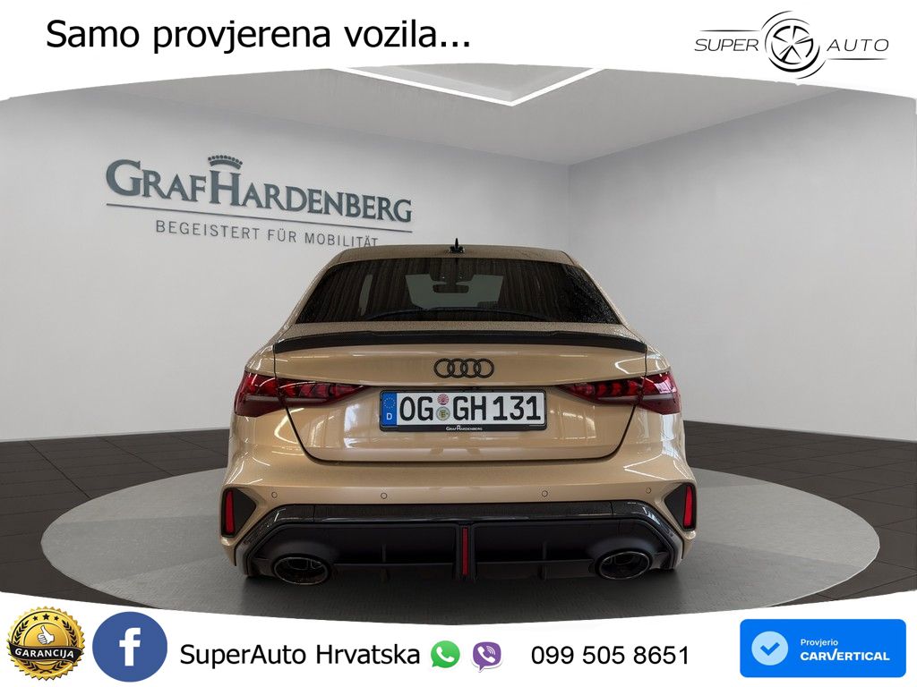Audi RS3 Sedan 2.5 TFSI (400 KS) quattro S tronic LED+GR SJED+ACC