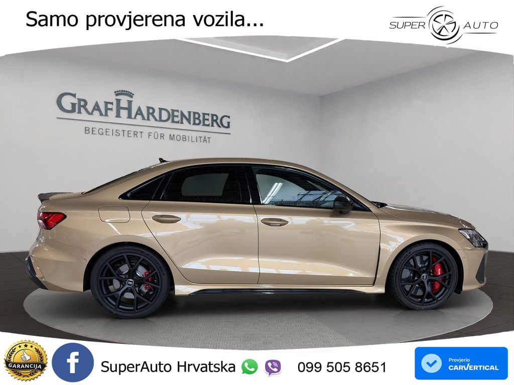 Audi RS3 Sedan 2.5 TFSI (400 KS) quattro S tronic LED+GR SJED+ACC