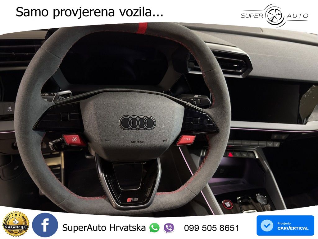 Audi RS3 Sedan 2.5 TFSI (400 KS) quattro S tronic LED+GR SJED+ACC