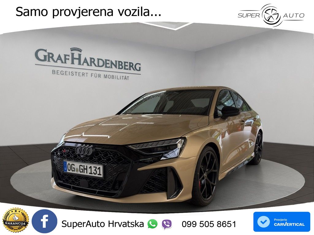 Audi RS3 Sedan 2.5 TFSI (400 KS) quattro S tronic LED+GR SJED+ACC