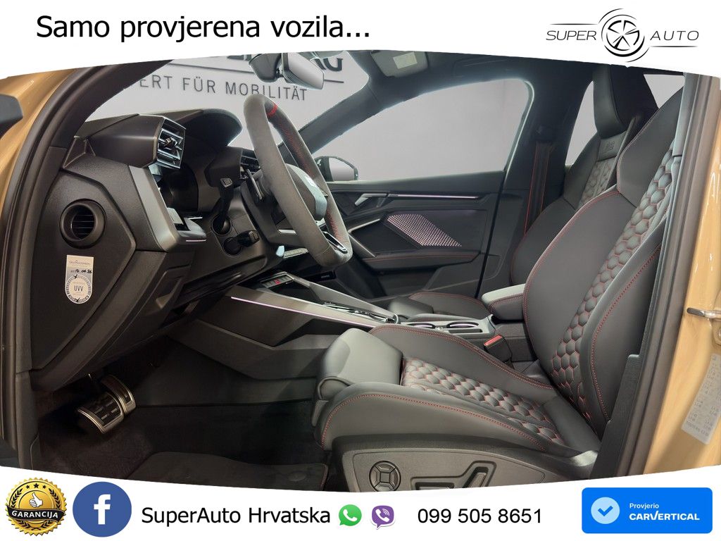 Audi RS3 Sedan 2.5 TFSI (400 KS) quattro S tronic LED+GR SJED+ACC
