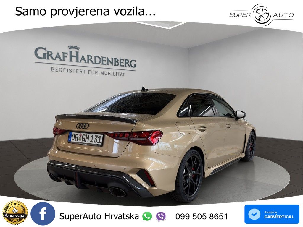 Audi RS3 Sedan 2.5 TFSI (400 KS) quattro S tronic LED+GR SJED+ACC