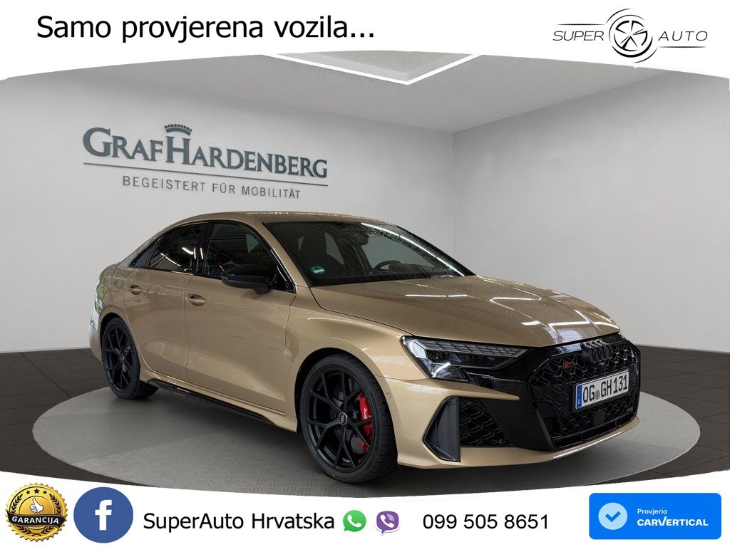 Audi RS3 Sedan 2.5 TFSI (400 KS) quattro S tronic LED+GR SJED+ACC