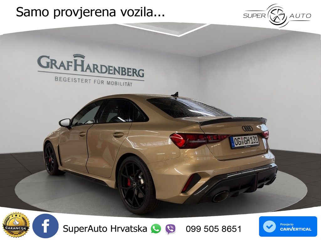 Audi RS3 Sedan 2.5 TFSI (400 KS) quattro S tronic LED+GR SJED+ACC