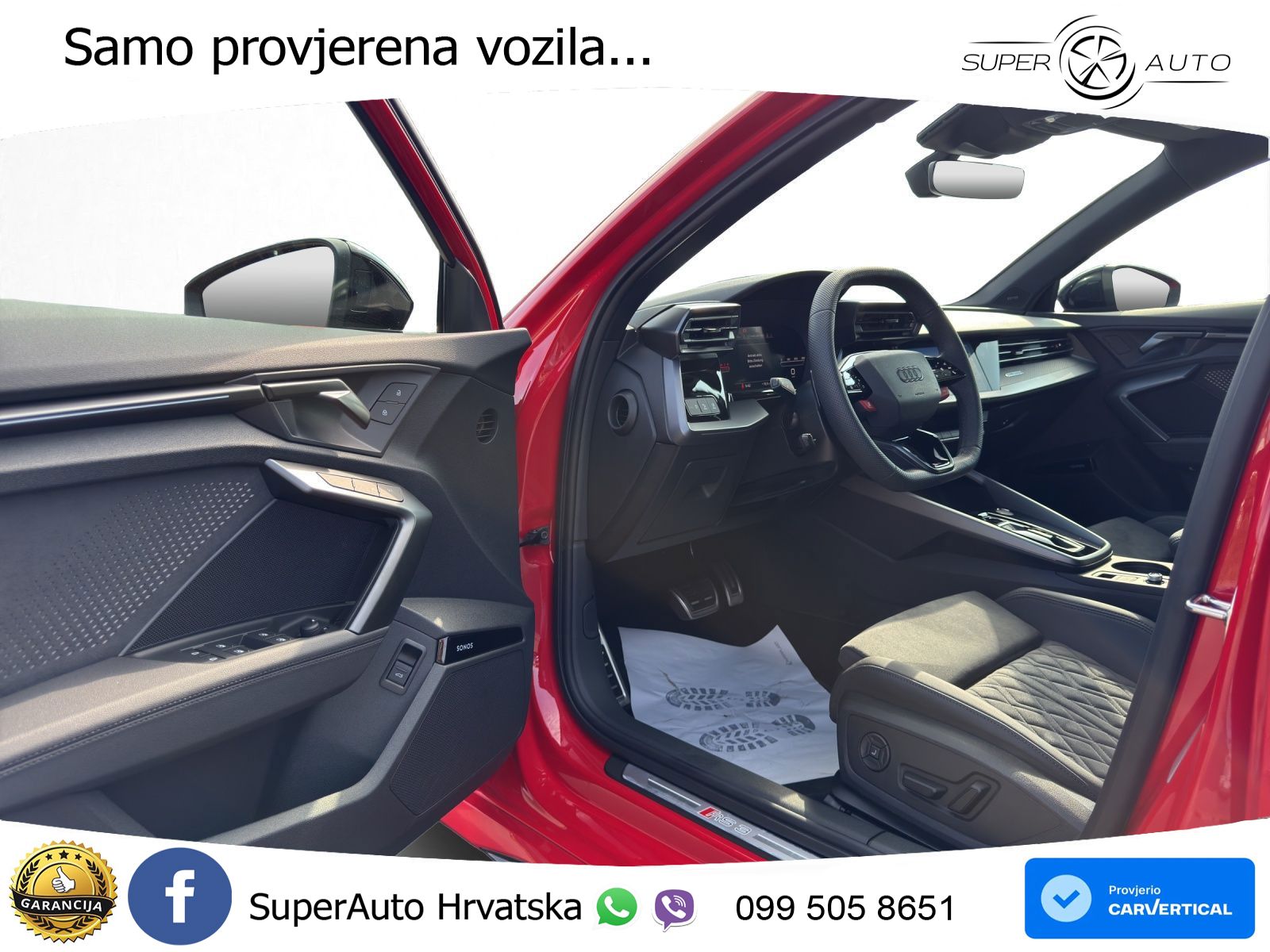 Audi RS3 Sedan 2.5 TFSI (400 KS) quattro S tronic LED+GR SJED+ACC