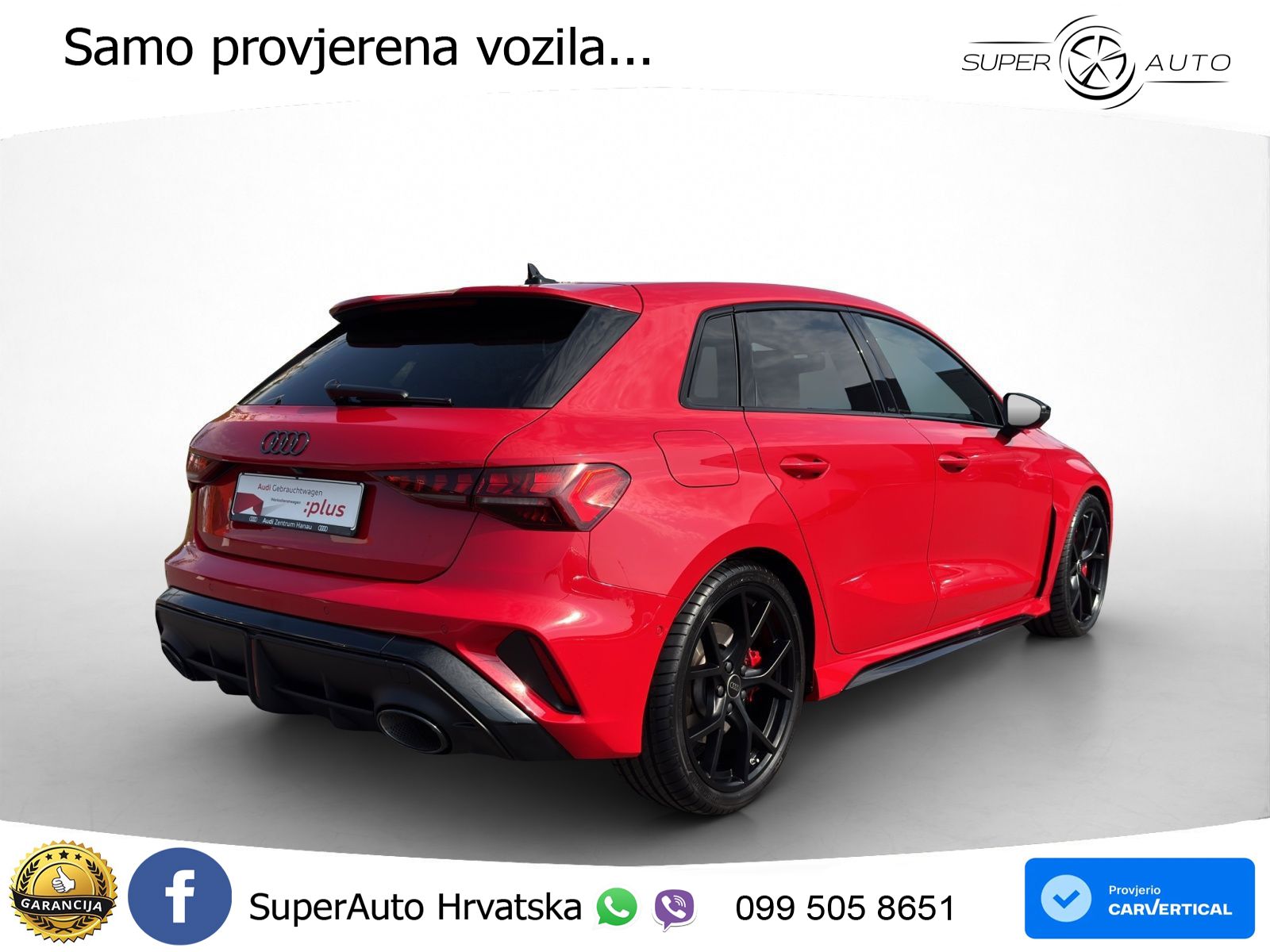 Audi RS3 Sedan 2.5 TFSI (400 KS) quattro S tronic LED+GR SJED+ACC