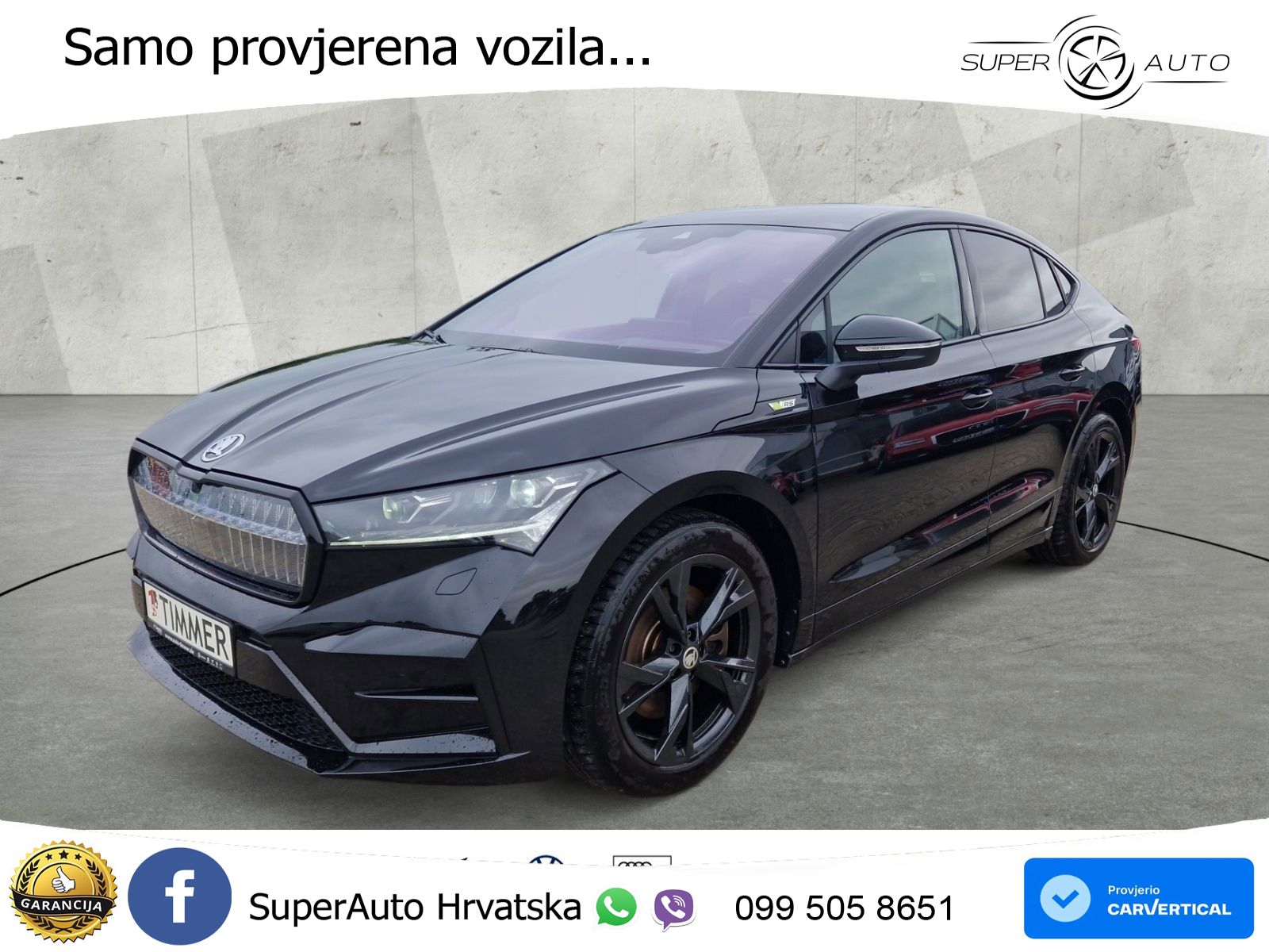 Škoda Enyaq Coupe iV RS 82 kWh (299 KS) AWD LED+GR SJED+ACC