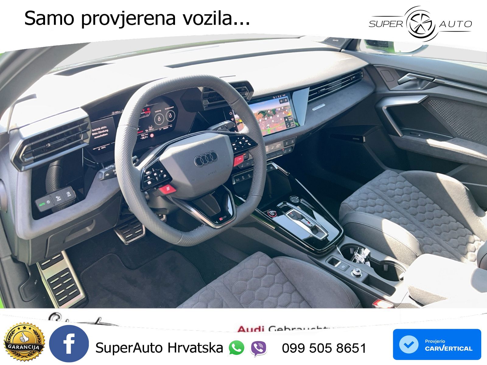 Audi RS3 Sedan 2.5 TFSI (400 KS) quattro S tronic LED+GR SJED+ACC