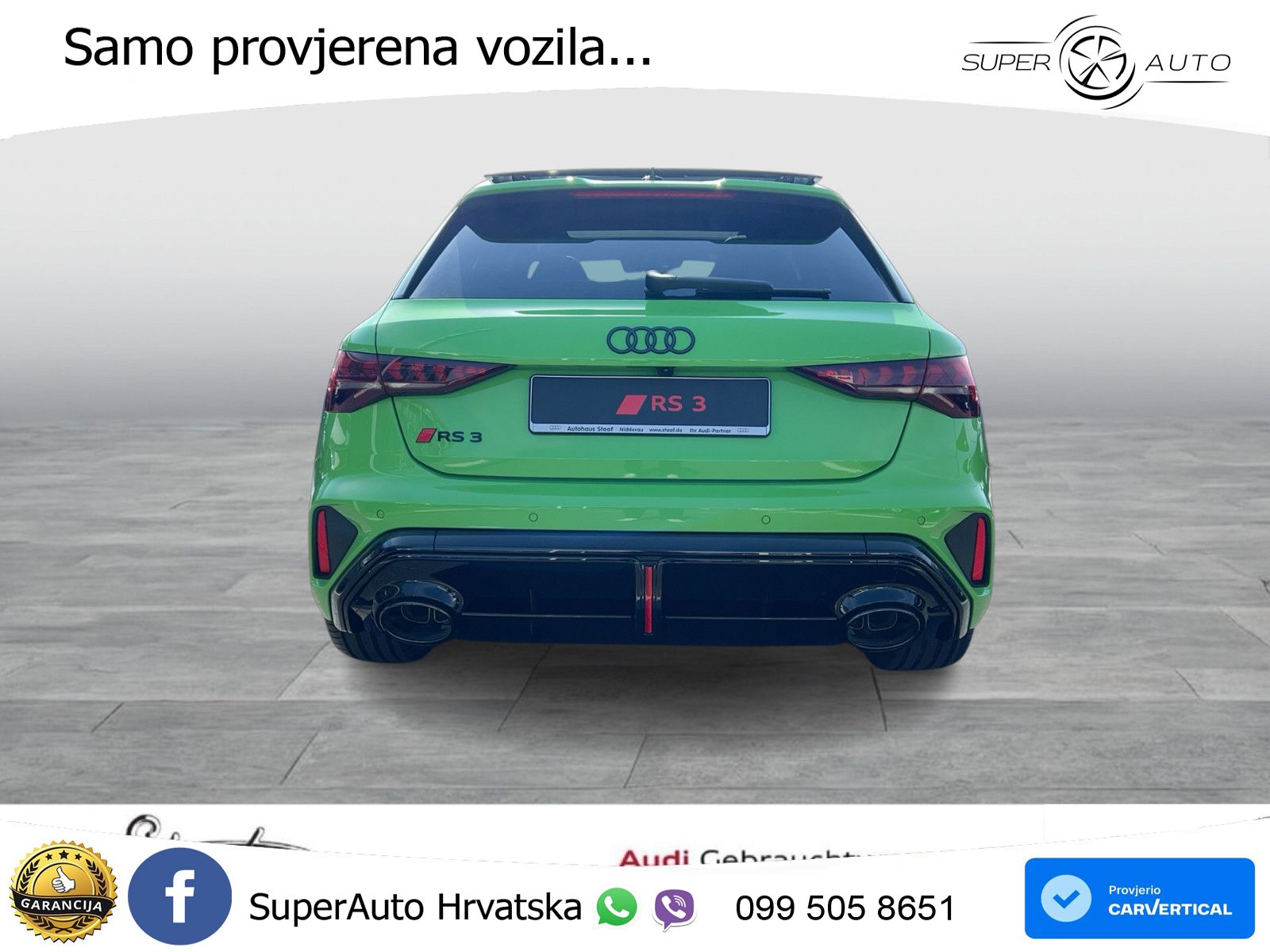 Audi RS3 Sedan 2.5 TFSI (400 KS) quattro S tronic LED+GR SJED+ACC