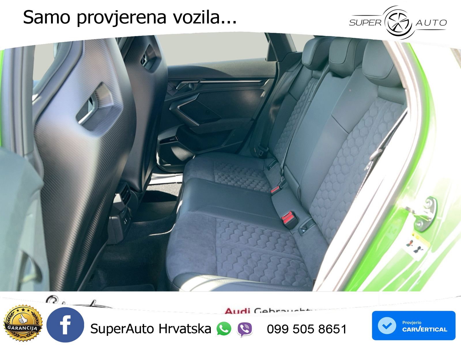 Audi RS3 Sedan 2.5 TFSI (400 KS) quattro S tronic LED+GR SJED+ACC