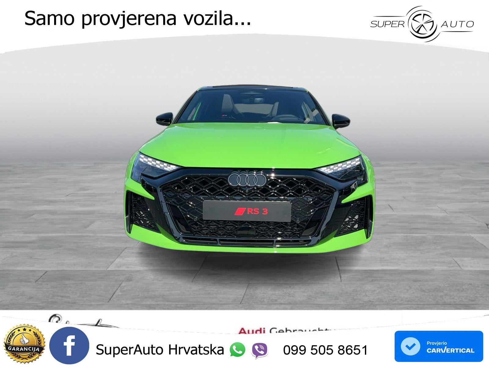 Audi RS3 Sedan 2.5 TFSI (400 KS) quattro S tronic LED+GR SJED+ACC